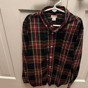 Crewcuts Boys’ Multicolor Plaid Button Down Shirt